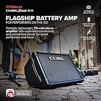 Vista 2 de Roland Cube Street EX Battery-Powered 50W Stereo Amplifier Clear, Dynamic Sound Ideal for Outdoor Performances Supports Mics, Instruments &