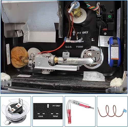 Miniatura 5 de Dreyoo Calentador de agua para autocaravana con kit de montaje de termostato ecológico, pieza de repuesto compatible con Atwood 91447 93866 (2