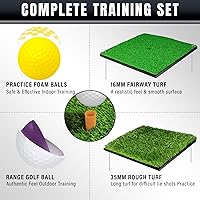 Vista 4 de Red de astillado de golf emergente: ayuda definitiva de chip de entrenamiento para precisión y distancia, al aire libre Práctica interior, regalo