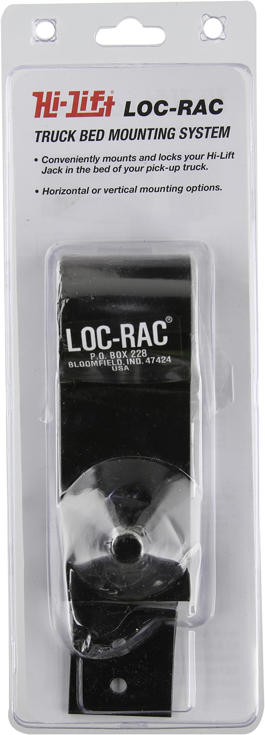 Hi-LiftJack LR-200 Loc-Rac Jack Truck Bed Mounting System, Black