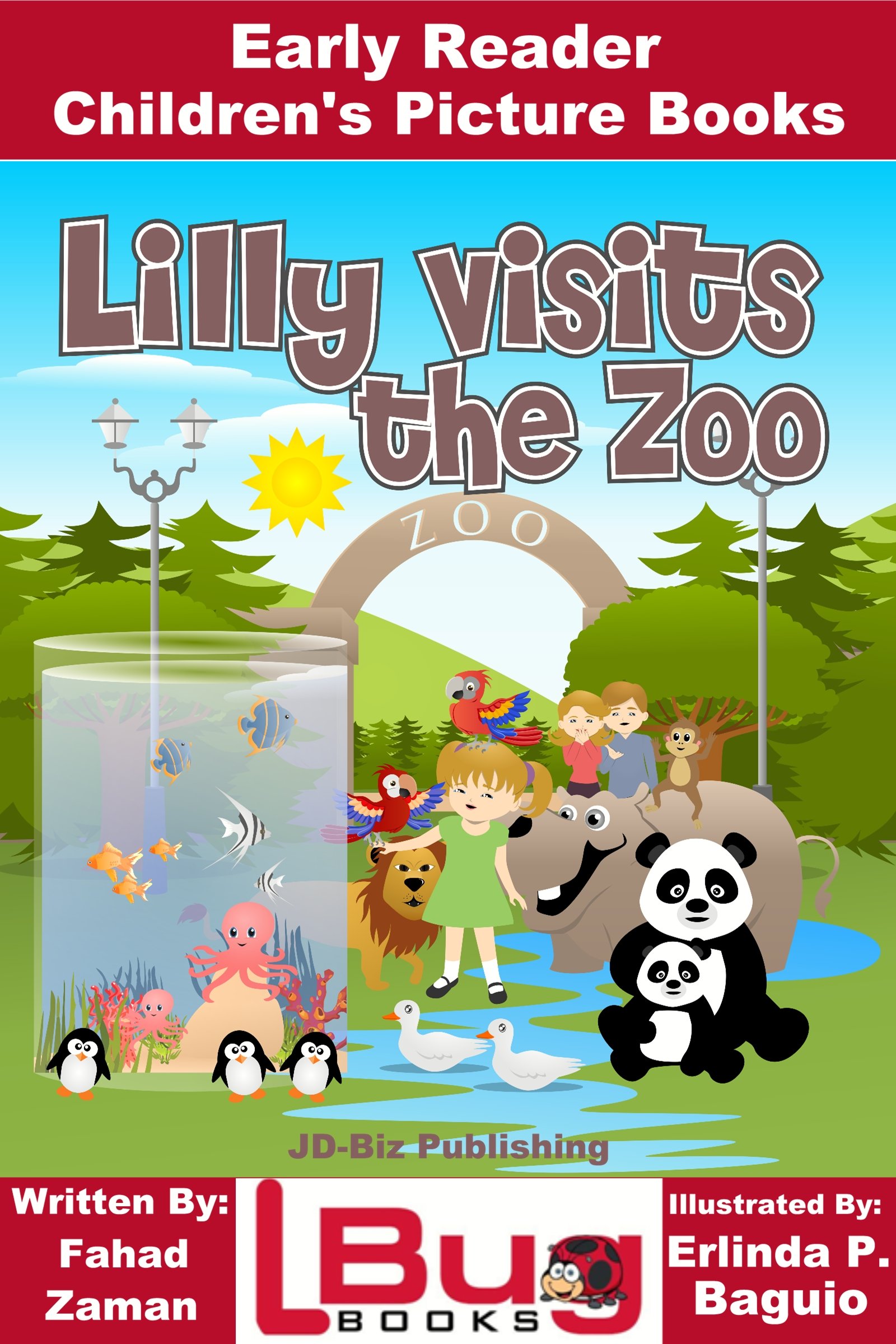 Lilly Visits The Zoo - Early Reader - Children's Picture Books