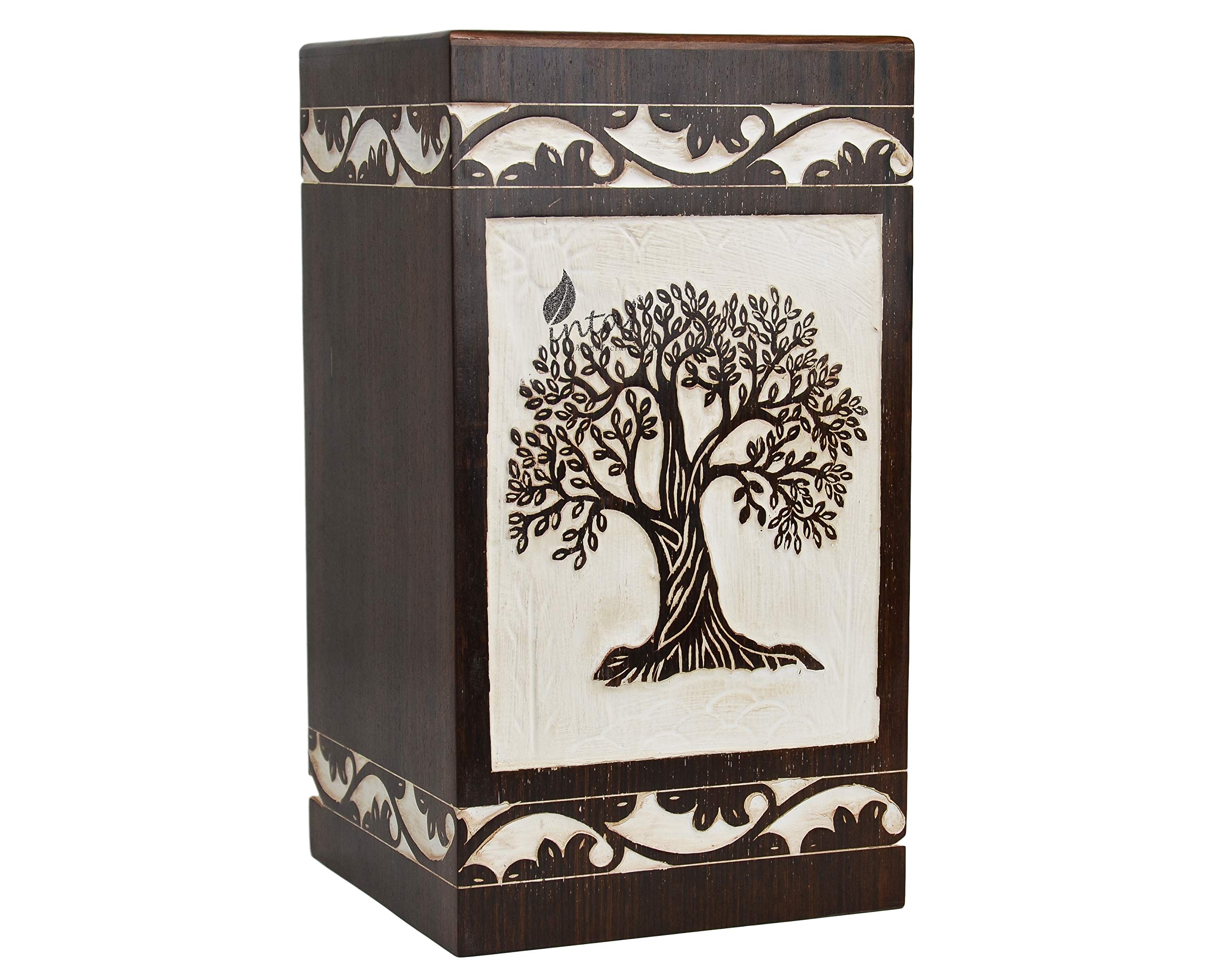 Ataúd De Madera Maciza Del árbol De La Vida, Urna Para Cenizas Funerarias Humanas Para Adultos, Urna De Cremación Para Adultos, Urna Personalizada, Urna De Mariposa (árbol De La Vida