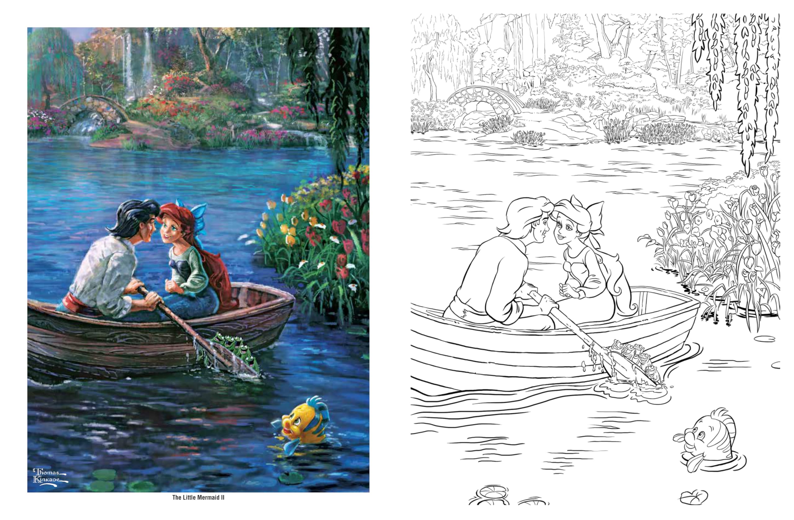 Disney Dreams Collection Thomas Kinkade Studios Coloring Book — Amazon image 5