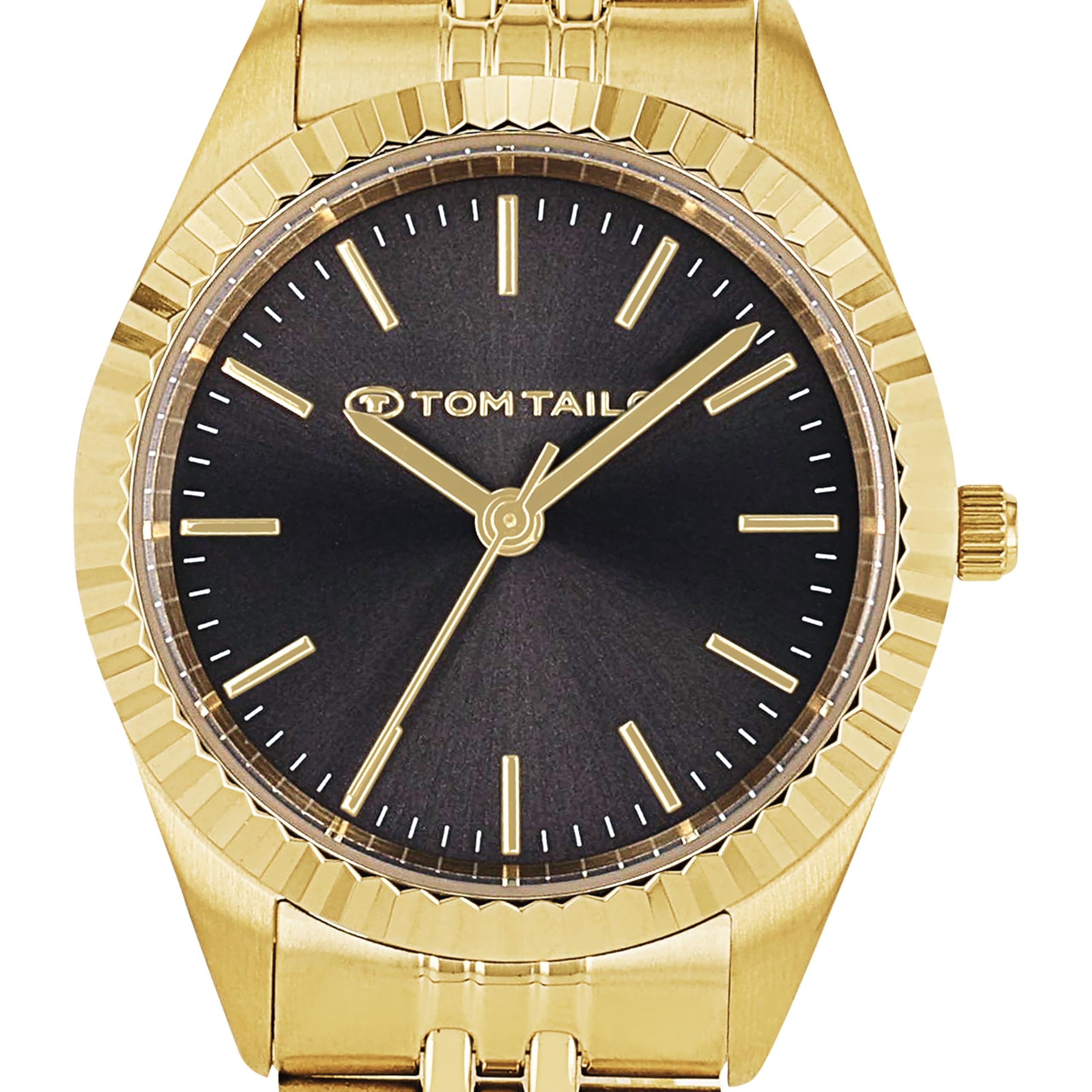 TOM TAILOR - Damen Quarz Armbanduhr - Edelstahl Gehäuse - Edelstahl Armband - Wasserdicht 3 Bar