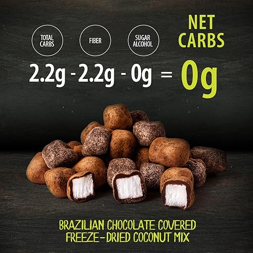 Vista 13 de Naturanic Bocadillo de plátano liofilizado cubierto de chocolate negro brasileño, sin gluten, sin azúcar, todo natural, orgánico, vegano, paquete