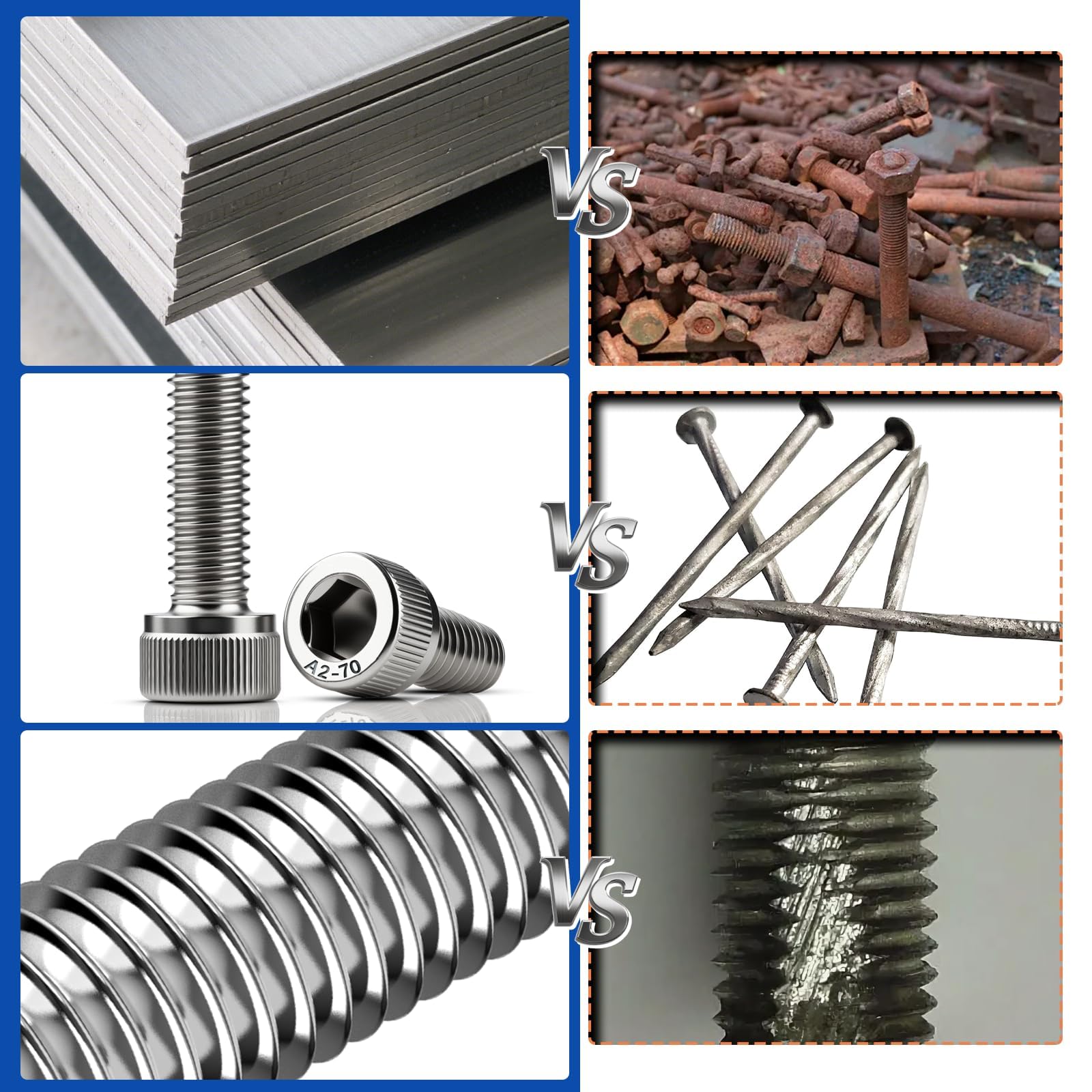 TXXATX M5 Screws Allen Socket Head Cap Screws M5x55 mm - Image 4