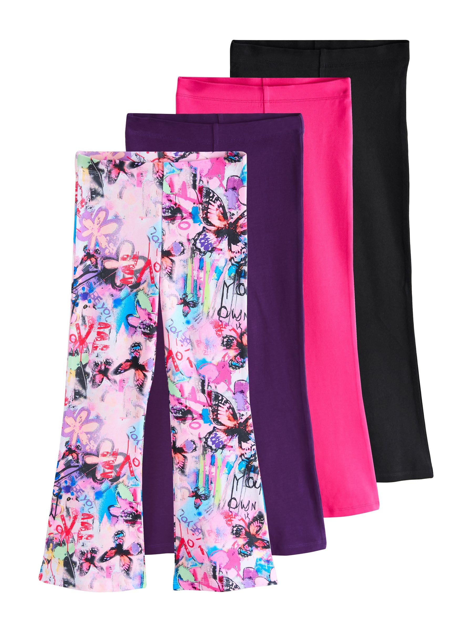 NEXT Niñas Pack de 4 Leggings Acampanados