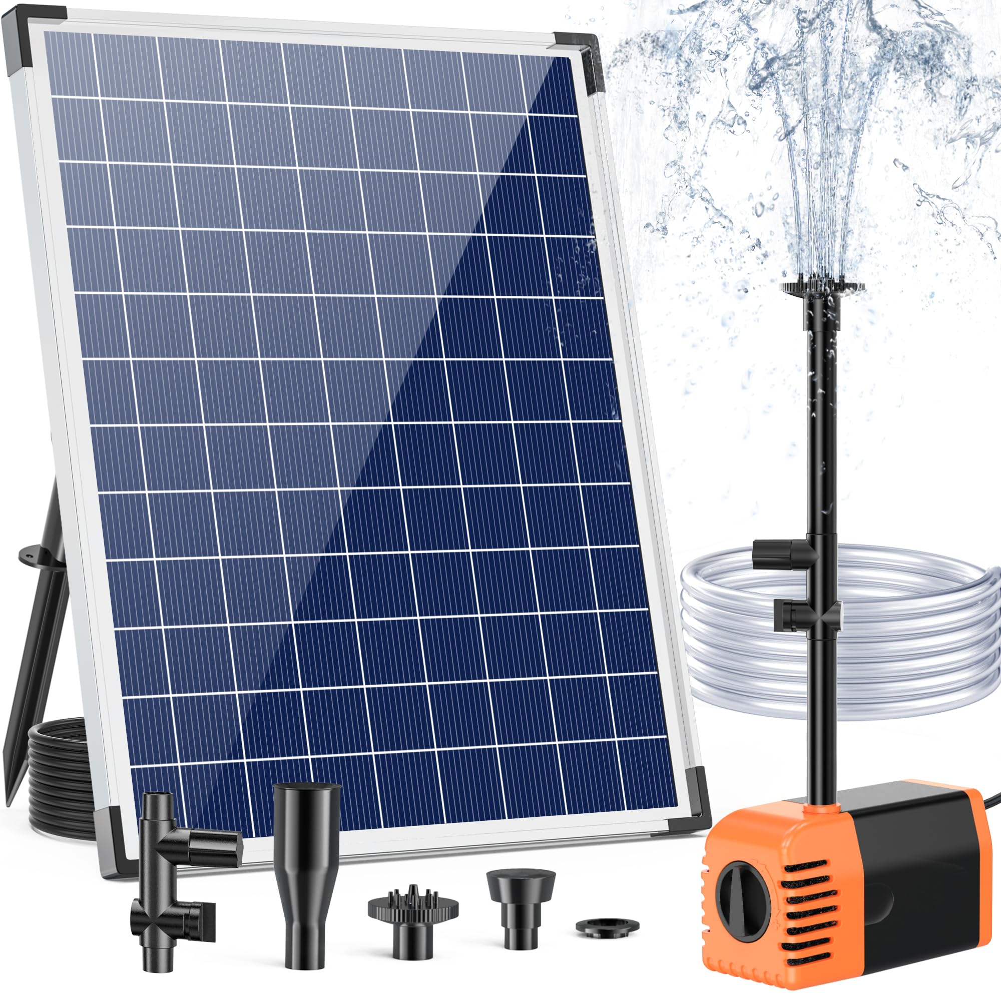 Photo 1 of Antfraer 25W Solar Fountain Pump, 320 GPH