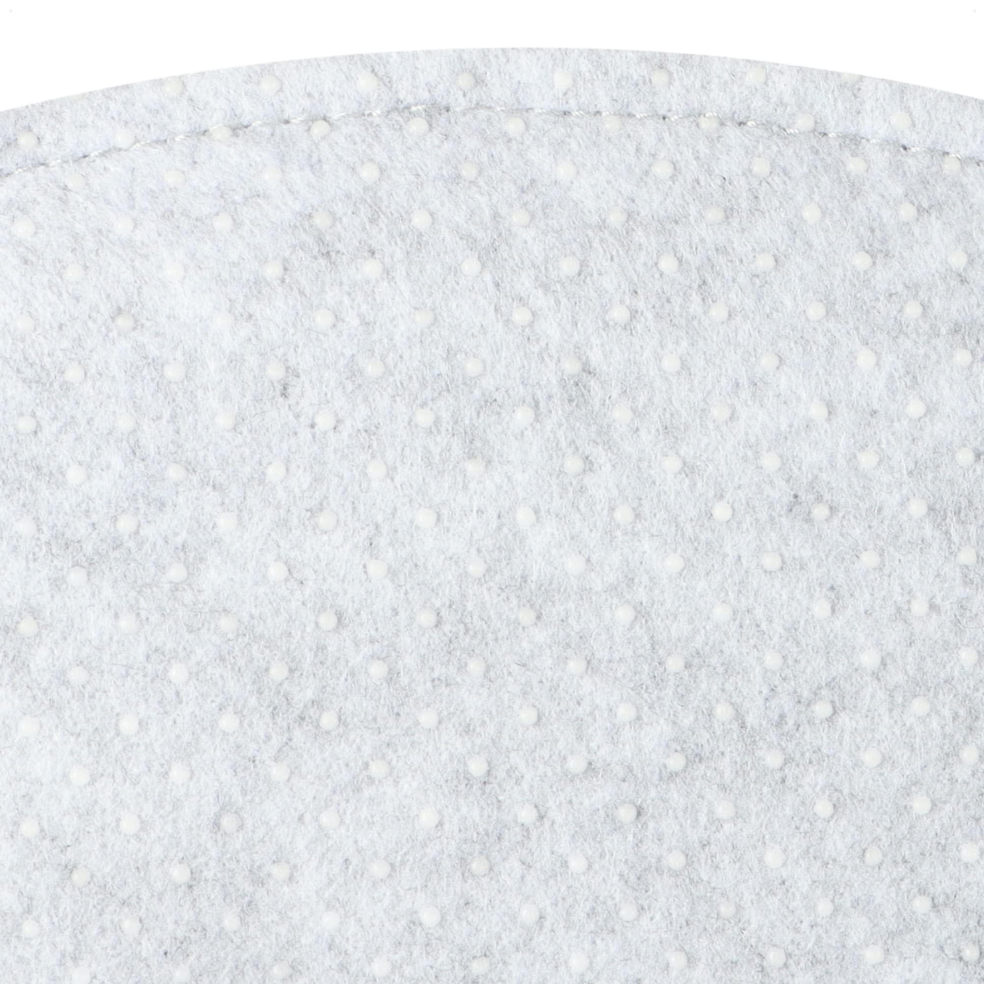 com-four® 4X Coussins de siège en Feutre - Coussins de Chaise rembourrés - Coussin de siège Rond pour Salle à Manger, Jardin, Balcon - Dessous antidérapant avec antidérapant