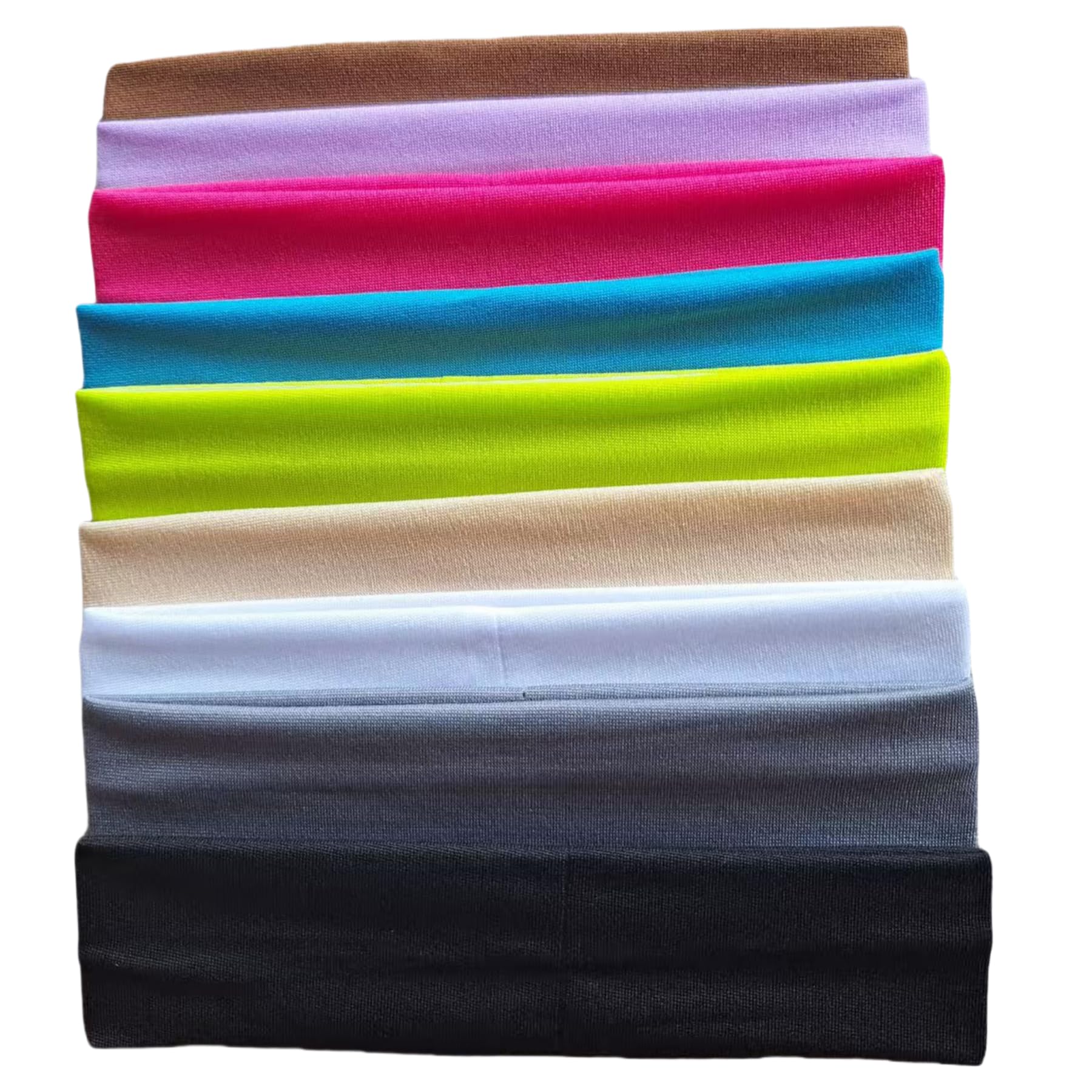 Headband Hair Bands for Women Men Girls Boys 9PCS Stretchy Fashion Head Bands Breathable Soft Fabric Hairbands for Workout Yoga Makeup Running Skincare Washing Face Beauty Hair Sport Sweat-Wicking-image-26