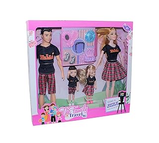 مجموعة دمى ذي فاميلي ترافل، بلاستيك