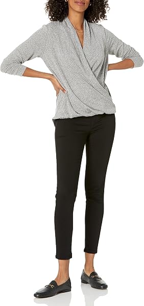 Amazon Essentials Donna Jegging Elasticizzato Senza Zip a Vita Media - Colori Fuori Produzione - 4