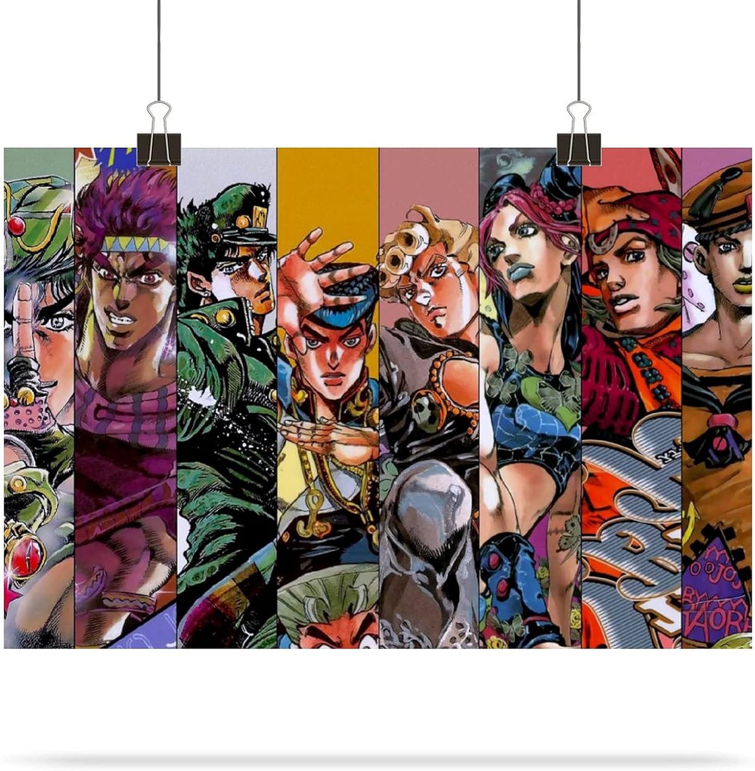 Amazon Co Jp Jojo ジョジョ ポスター アニメ 粘着ポスター 壁に損傷なし マンションや寮の飾りに最適 貼り付け式 便利 簡単 絵画 壁紙 装飾 傷隠せ おしゃれ 二次元 アートプリント ホームウォールデコ 壁アート 絵画プリント 3サイズ ホーム キッチン