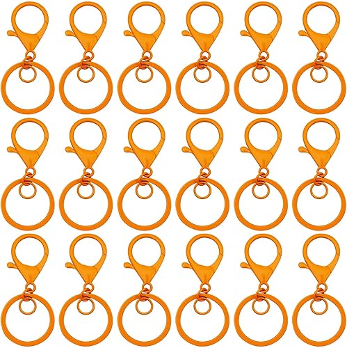 30 llaveros con cierre de langosta para la fabricación de joyas, broches de langosta de metal giratorios con anillos de salto, llavero plano disponible en Yaxa Costa Rica