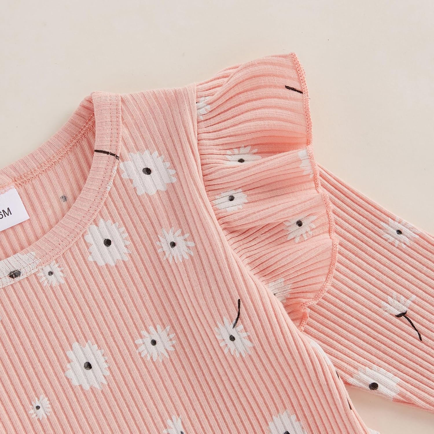 Baby Girl Fall Clothes Set Ruffle Long Sleeve Tops Flare Pants Cute Infant Toddler Outfits 6 12 18 24 Months 2T 3T - Image 5