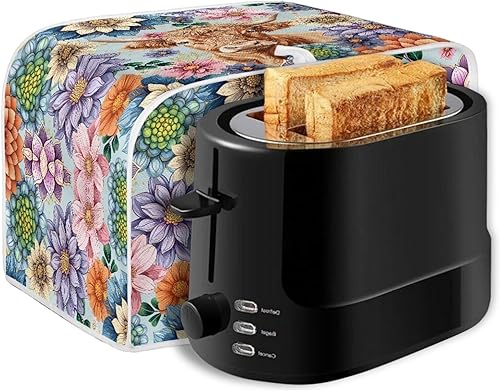 Vista 34 de Cubierta para tostadora de cocina, protector para hornear se adapta a la mayoría de tostadoras estándar de 4 rebanadas, mantiene la tostadora libre
