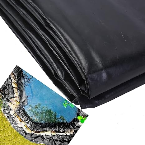 Image FZYE HDPE Pond Liner for Reservoir River Slope Waterfalls Lakes, Flexible Pond Underlay 0.2mm, 1x2m 1x8m 2x7m 3x6m 4x8m 5x7m 6x10m 8x8m, River Slope Waterfall Water Gardens Image FZYE HDPE Pond Liner for Reservoir River Slope Waterfalls Lakes, Flexible Pond Underlay 0.2mm, 1x2m 1x8m 2x7m 3x6m 4x8m 5x7m 6x10m 8x8m, River Slope Waterfall Water Gardens