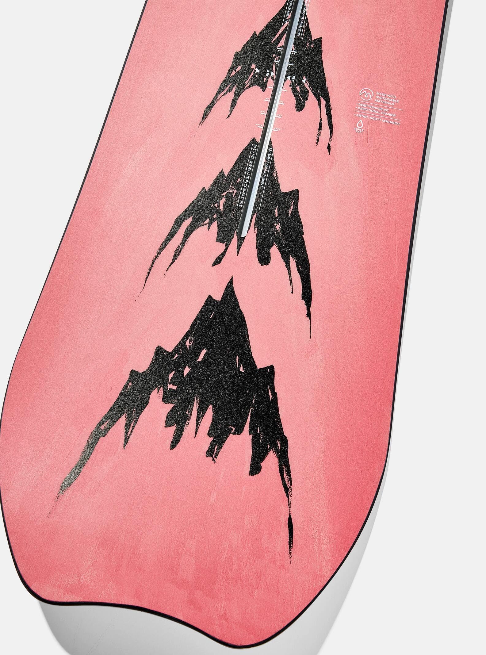 Burton - Planche De Snowboard Deep Thinker Rouge Homme - Homme - Rouge