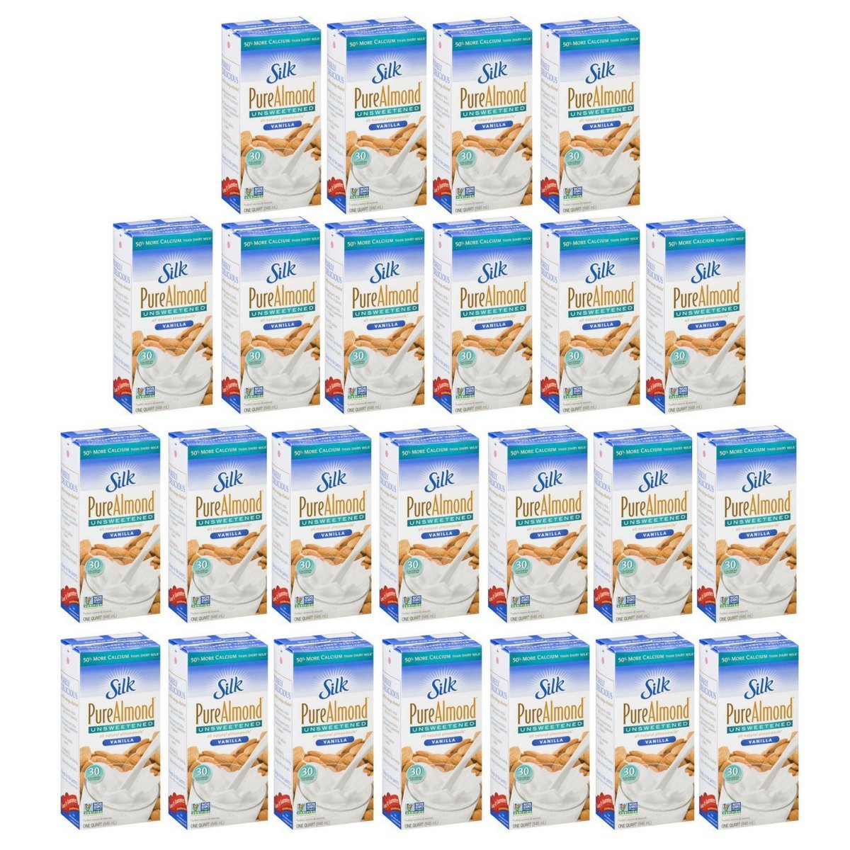 Silk Pure Almond Vanilla, 32-Ounce