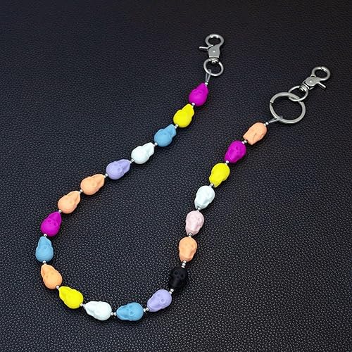 Miniatura 74 de Cadenas punk unisex para pantalones, cadenas de cinturón de alta resistencia, pantalones de hip hop, cadena de jeans con cierres de langosta