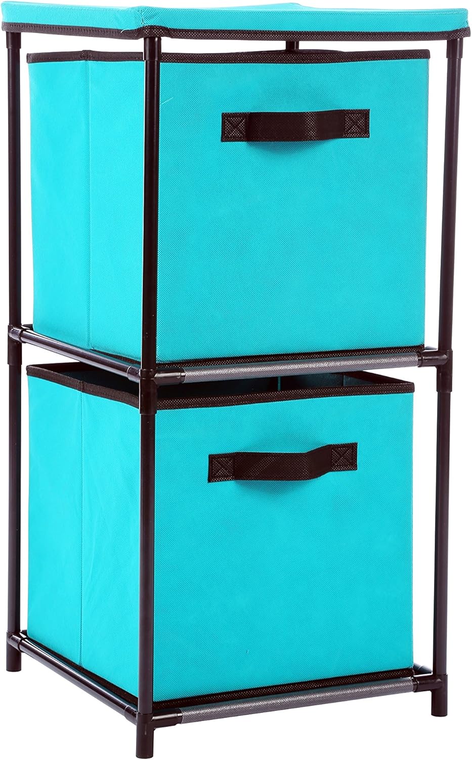 Homebi 2Drawer Storage Chest Shelf Unit Storage