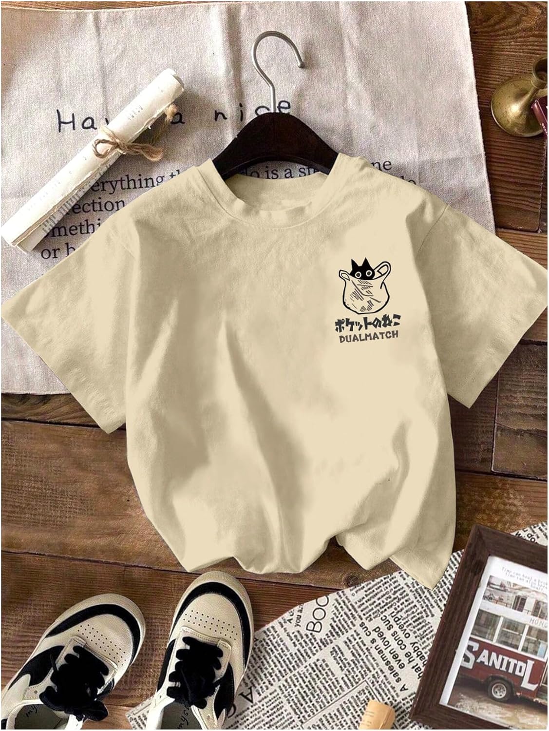 Men's Y2K Graphic Tee Shirts Short Sleeve Hand Print Crew Neck Cool T-Shirt - Image 2