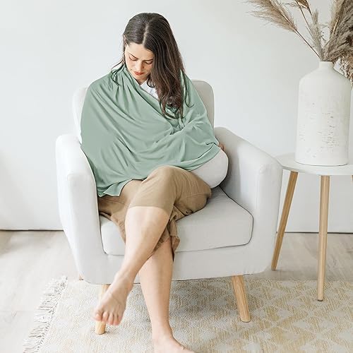 Miniatura 3 de Fundas de lactancia para lactancia materna, fundas transpirables para lactancia materna, poncho de lactancia completa de 360 grados para bebé y mamá