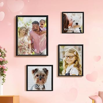 DPDP Custom Diamond Painting Kits for Adults - Personalised Diamond Art with Name, Customized Diamond Painting, Private Custom Your Own Picture, 30x30cm