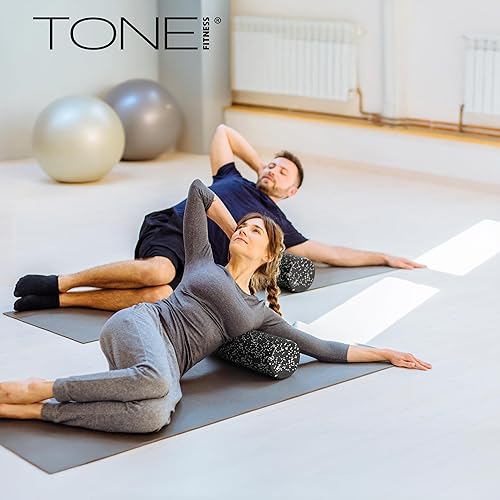 Miniatura 6 de Tone Fitness Rodillo de espuma de ejercicio de espuma EPP de alta densidad para yoga, pilates, estiramiento, masaje y recuperación  Varios tamaños y