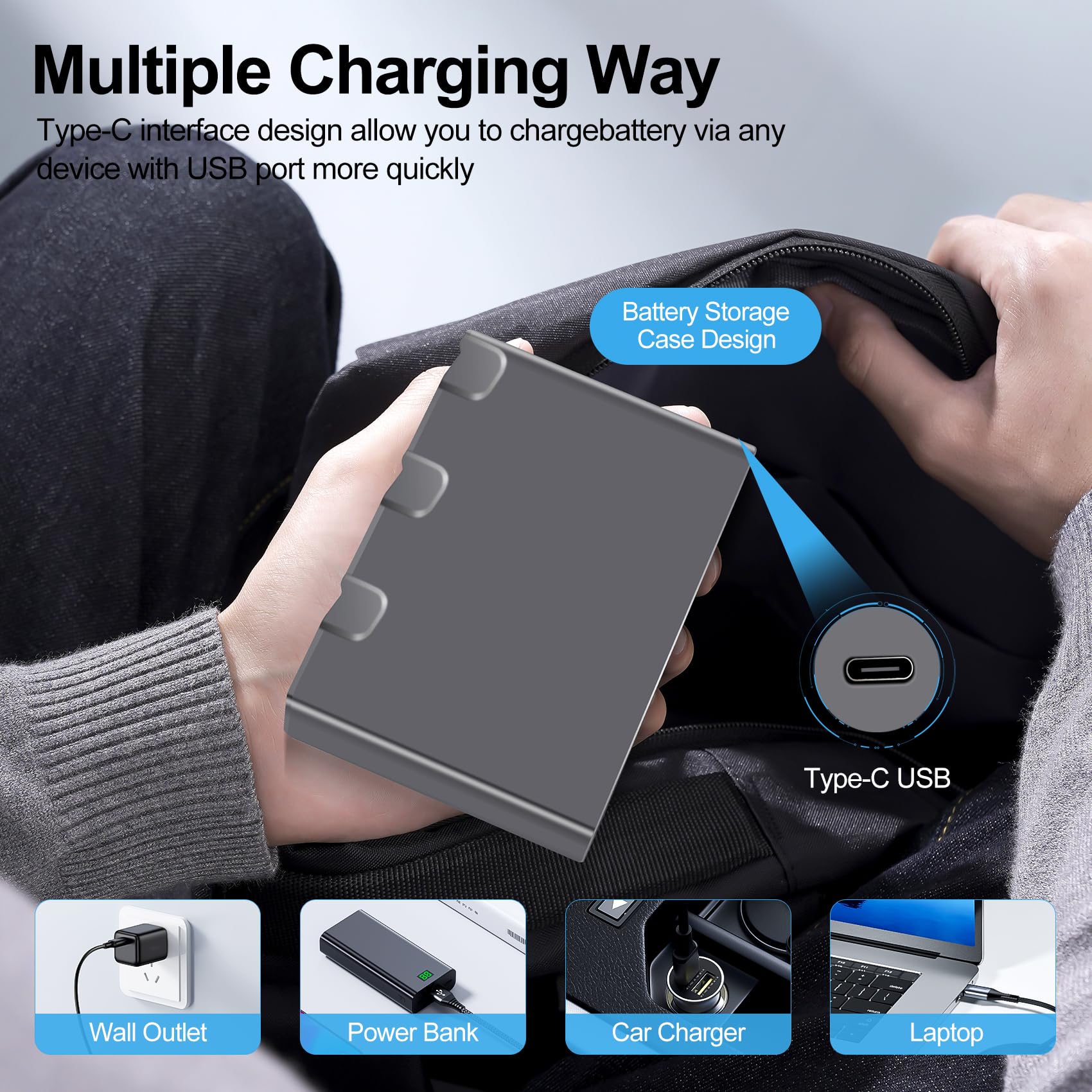 COOLSHOW Volo intelligente Mini 4K Batteria 2 Serie 2400mAh e Smart LED