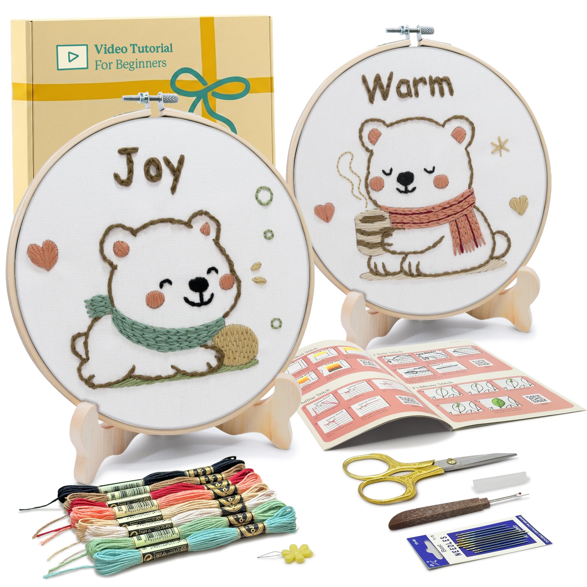 Bradove Bear Embroidery Kit