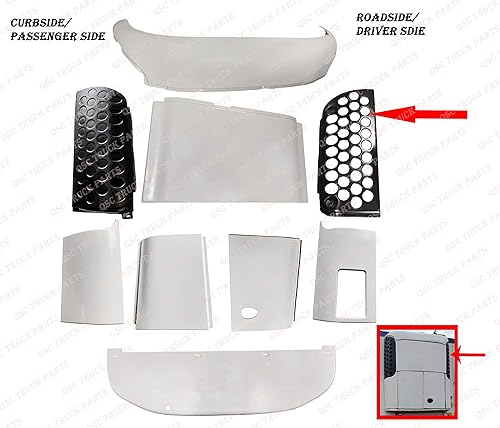 Miniatura 7 de QSC Truck Parts Reefer - Parrilla de puerta superior para Thermo King SB 100 110 190 200 210 230