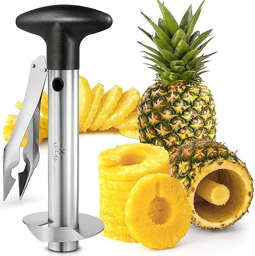 Pineapple Cutter and Corer with Triple Reinforced Stainless Steel EasytoUse