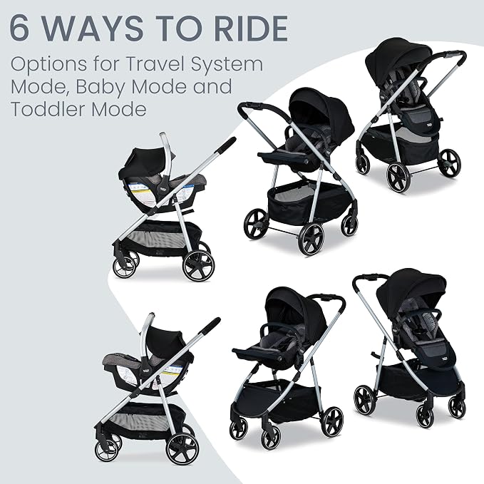 Sistema de paseo y silla para auto Britax Willow Grove SC miniatura 3