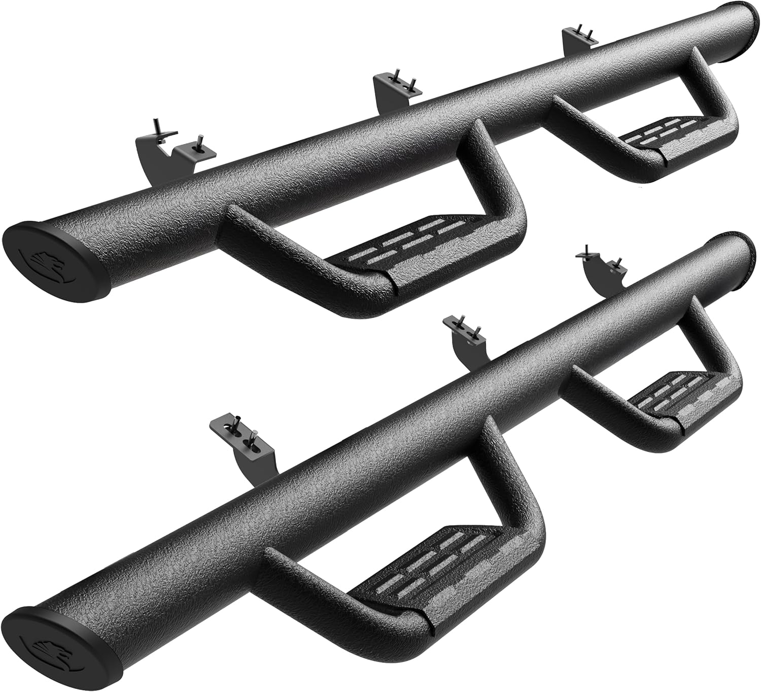 Tyger Auto Tyger Access Running Boards Compatible with 2024-2026 Toyota Tacoma (Fits Hybrid) | Double Cab | TG-AS2T24003 | Textured Black Drop Step Rail 2024-2025 Double Cab