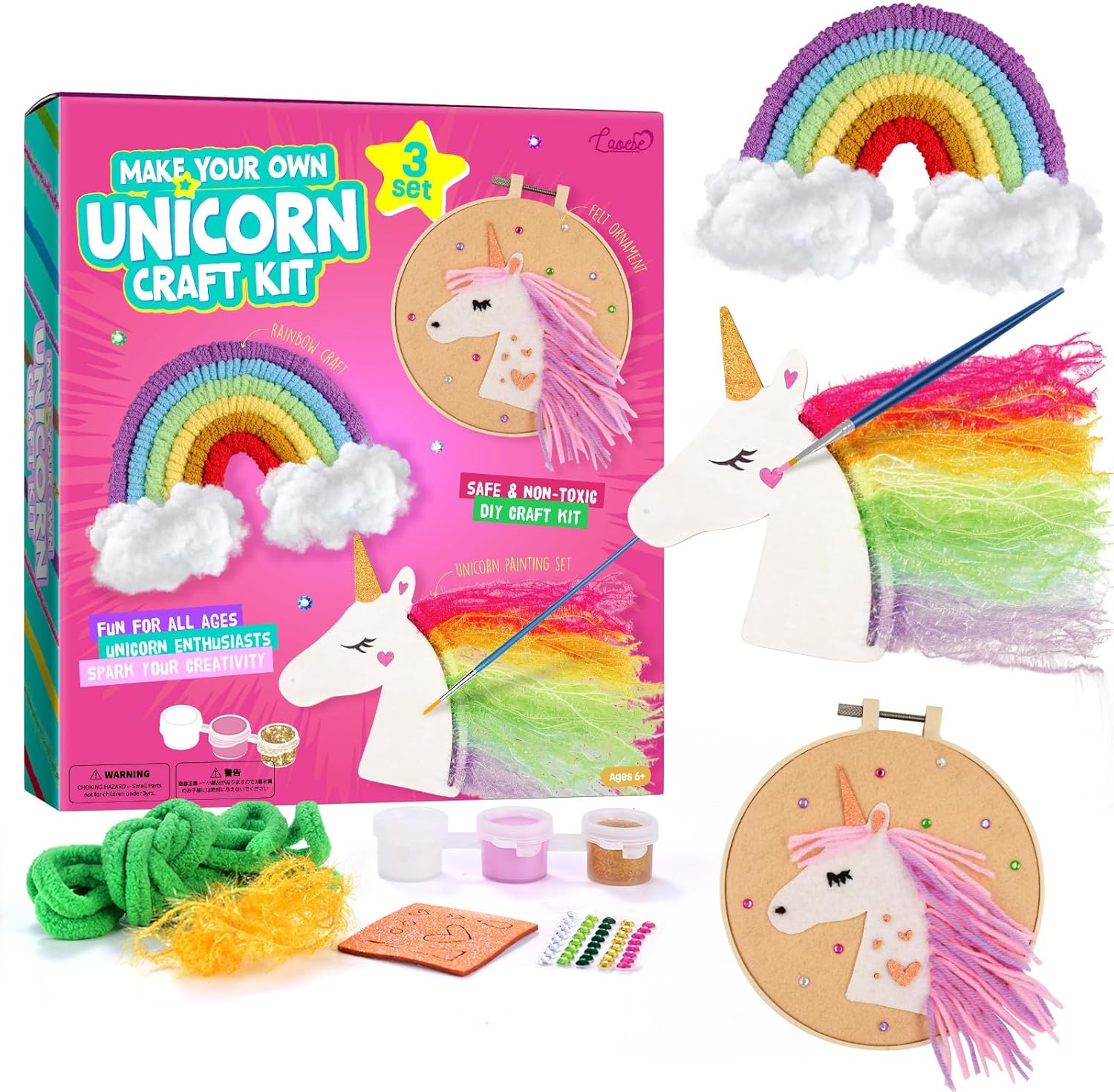 LAOESE Unicorns Crafts for Kids Birthday Gift for Girls