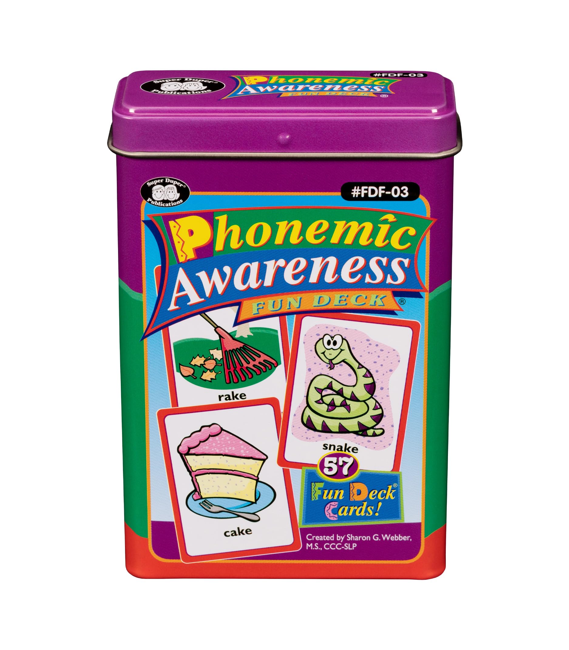 Super Duper Publications | Phonemic Awareness Fun Deck Flash Cards | Educational Learning Resource for Children