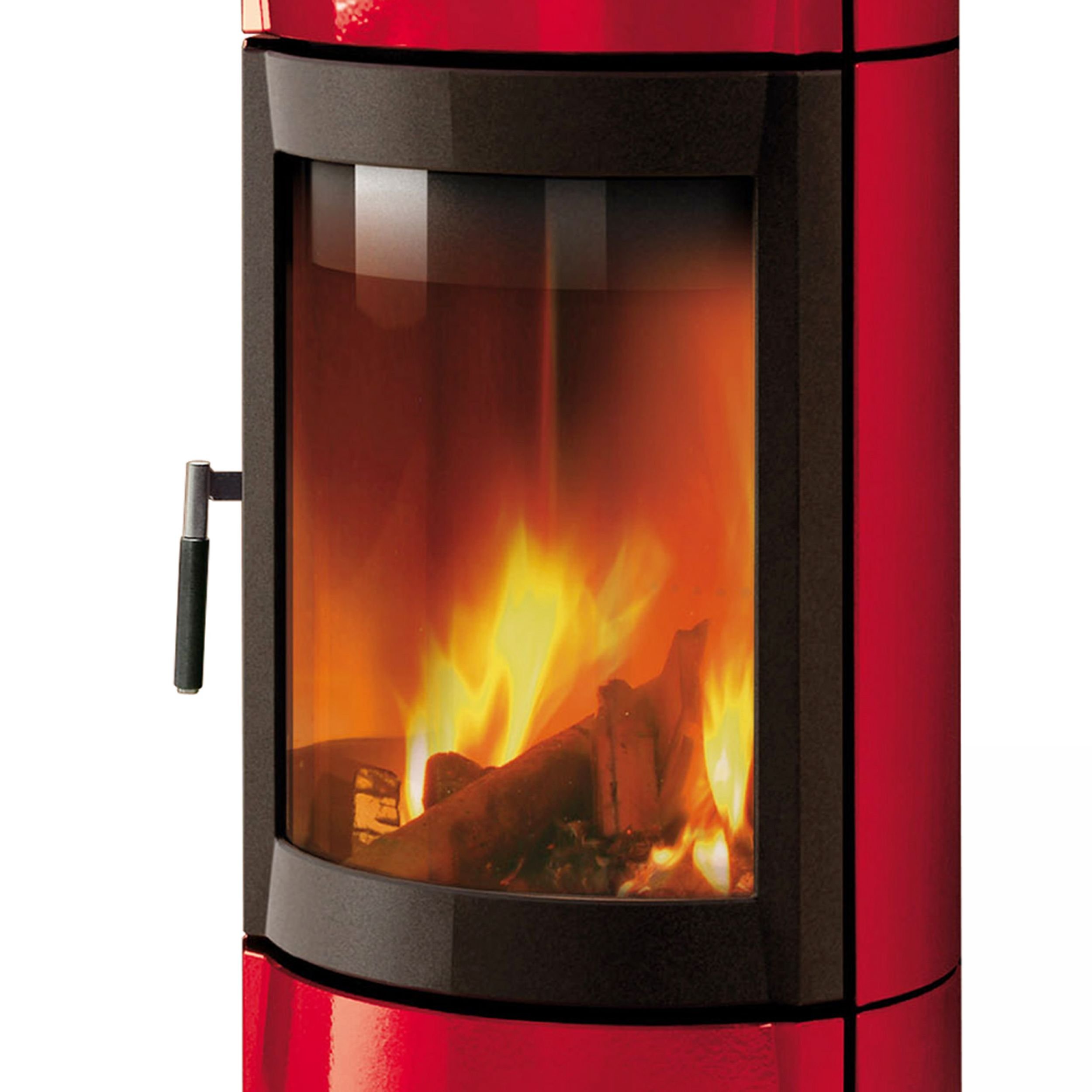 LA NORDICA - Stufa a legna FORTUNA Bordeaux girevole 7116820