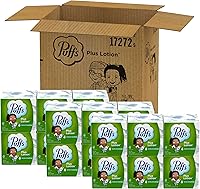 Vista 9 de Puffs Plus Loción de pañuelos faciales, 18 cubos, 56 pañuelos por caja