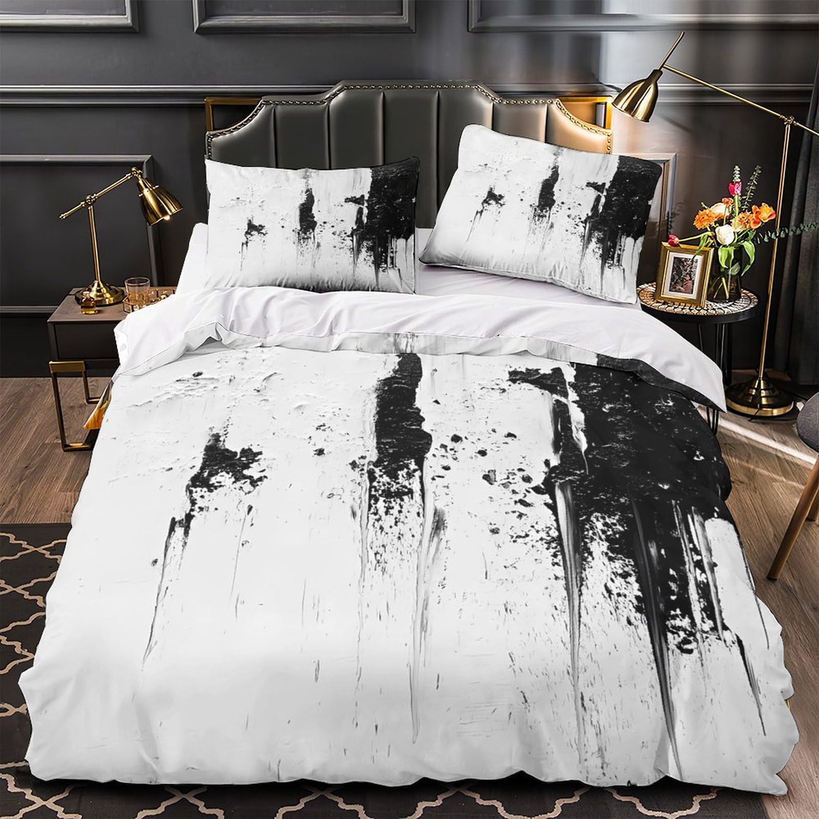 Housse de couette moderne minimaliste 220x240cm pour transformer votre chambre parentale