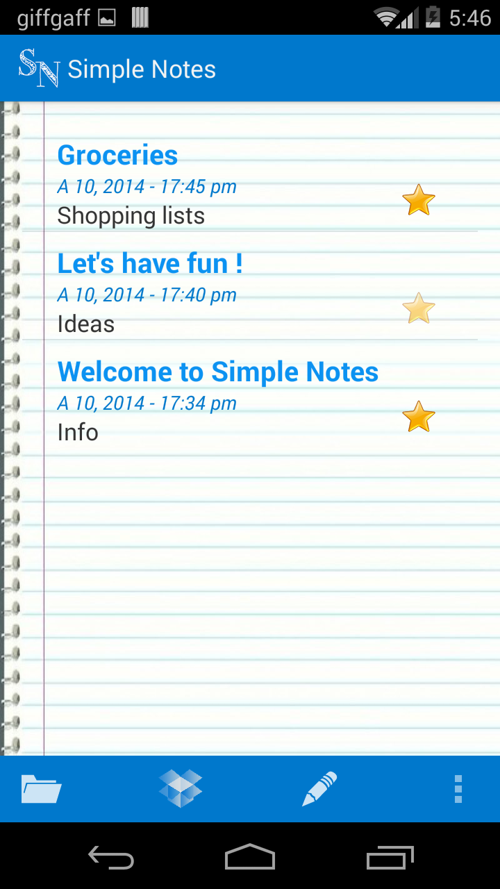 Simple Notes - App on Amazon Appstore