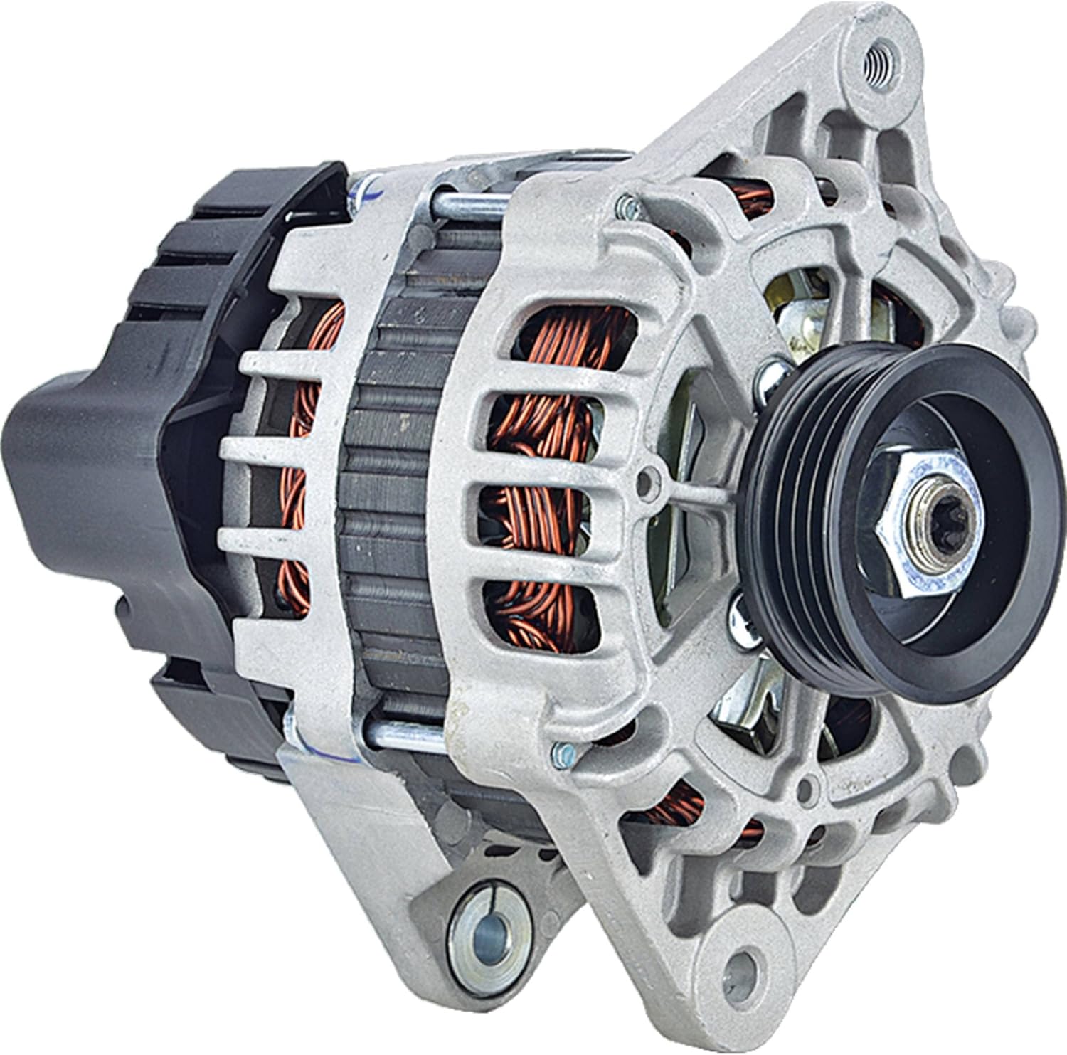 Alternator Compatible with/Replacement for Cushman Hyundai, Kia 12-Volt, 70 Amps 37300-02551, Ava0130