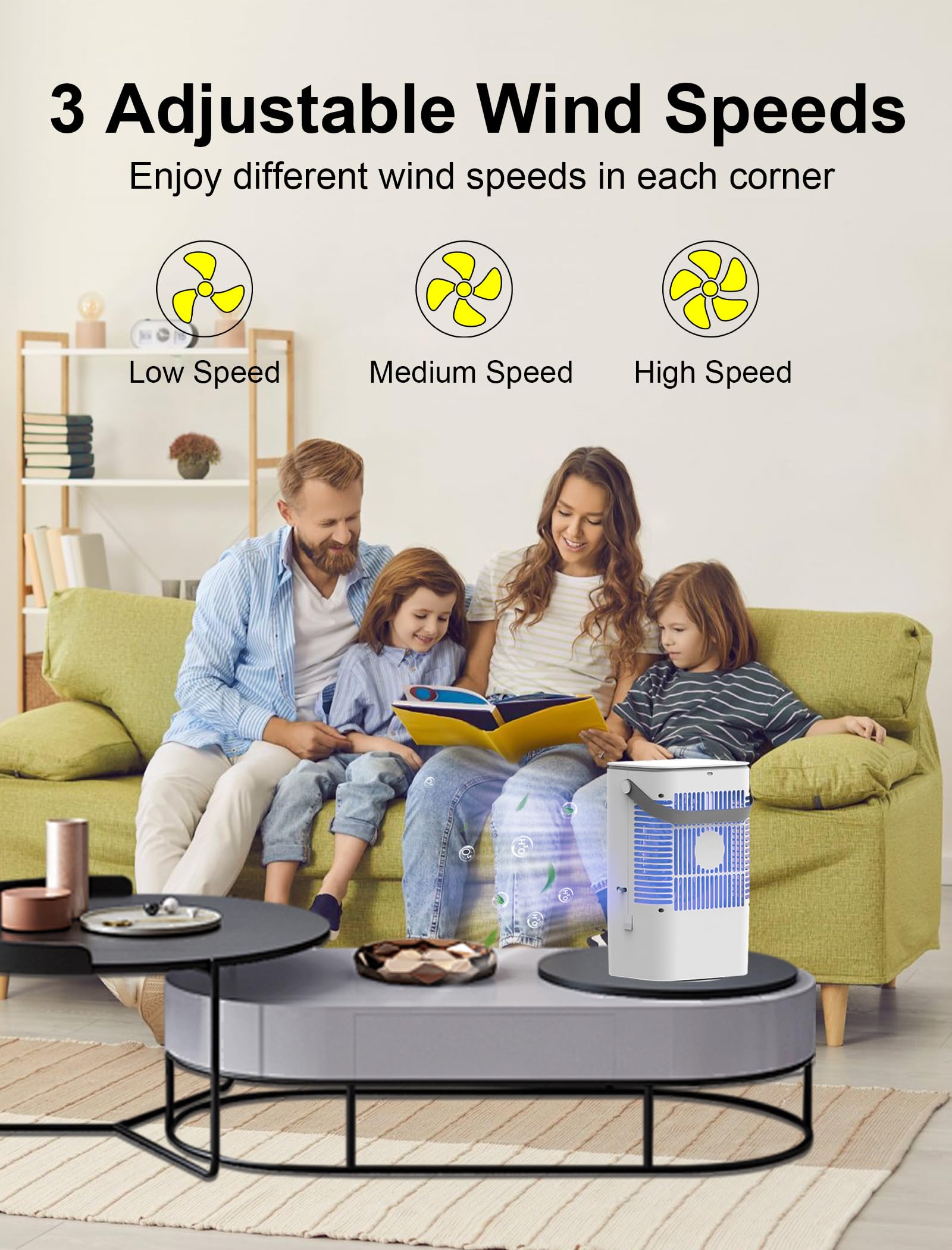 Luqeeg Draagbare Airconditioner, Verdampingsluchtkoeler Met 7 Kleuren Led Licht 2 Snelheden 24 Uur Timer Mini Luchtbevochtiger Vernevelingsventilator Voor Kantoor Huis Reizen Slaapkamer220v Luqeeg Draagbare Airconditioner, Verdampingsluchtkoeler Met 7 Kleuren Led Licht 2 Snelheden 24 Uur Timer Mini Luchtbevochtiger Vernevelingsventilator Voor Kantoor Huis Reizen Slaapkamer220v