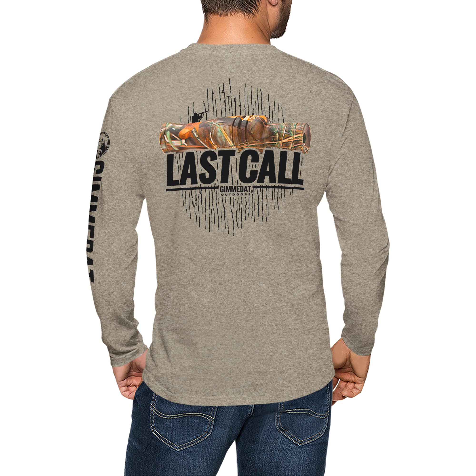 GIMMEDATGIMMEDAT Last Call Duck Hunting Long Sleeve Shirt Men Women Funny Gift