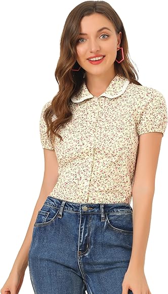 Bubikragenbluse Clearance