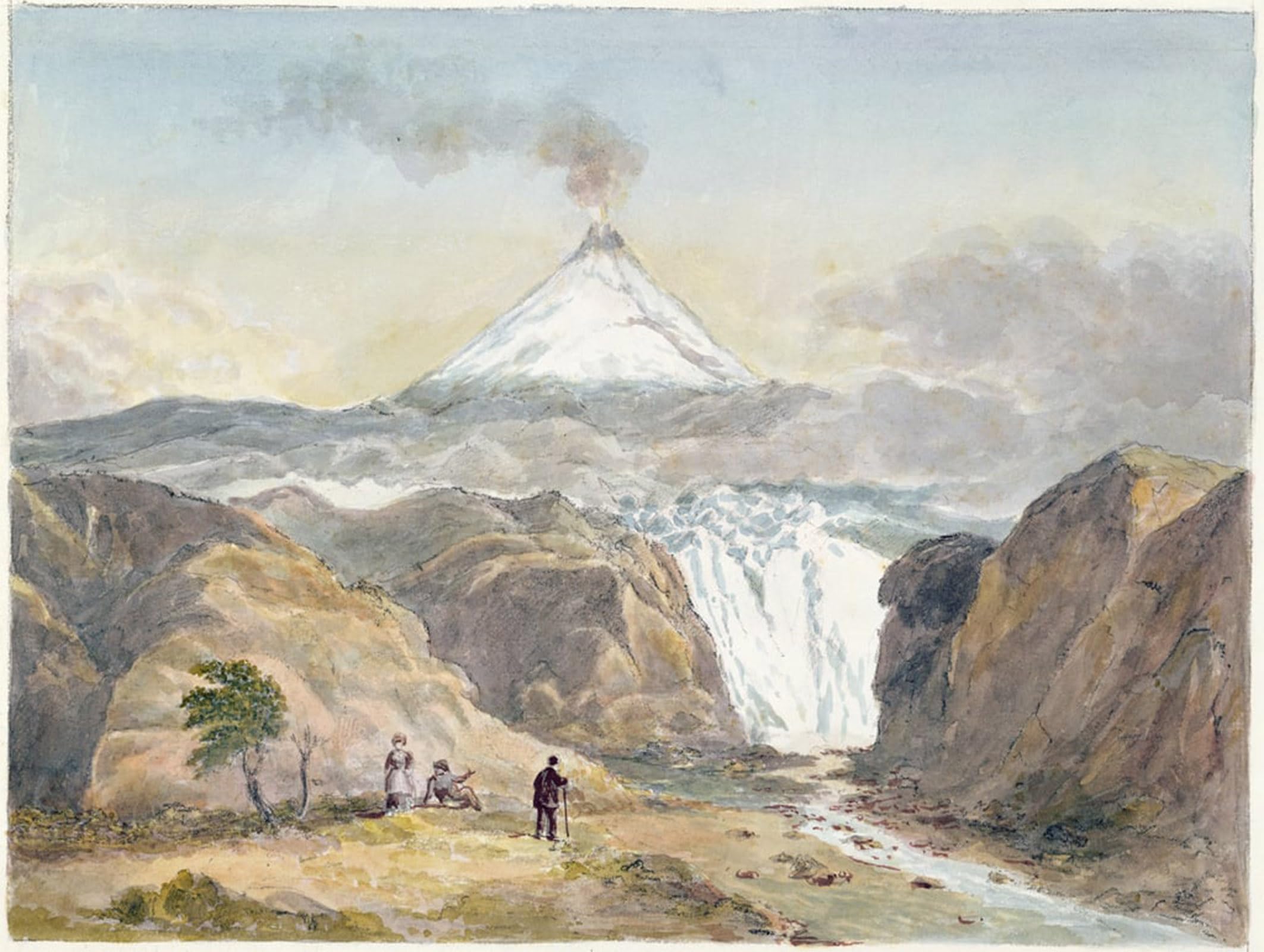 POSTERIIk Vintage Classic Picture Landscape Artwork View Polar Region by Charles Smith Portrait Canvas Painting for Office Home Decor 60x90cm