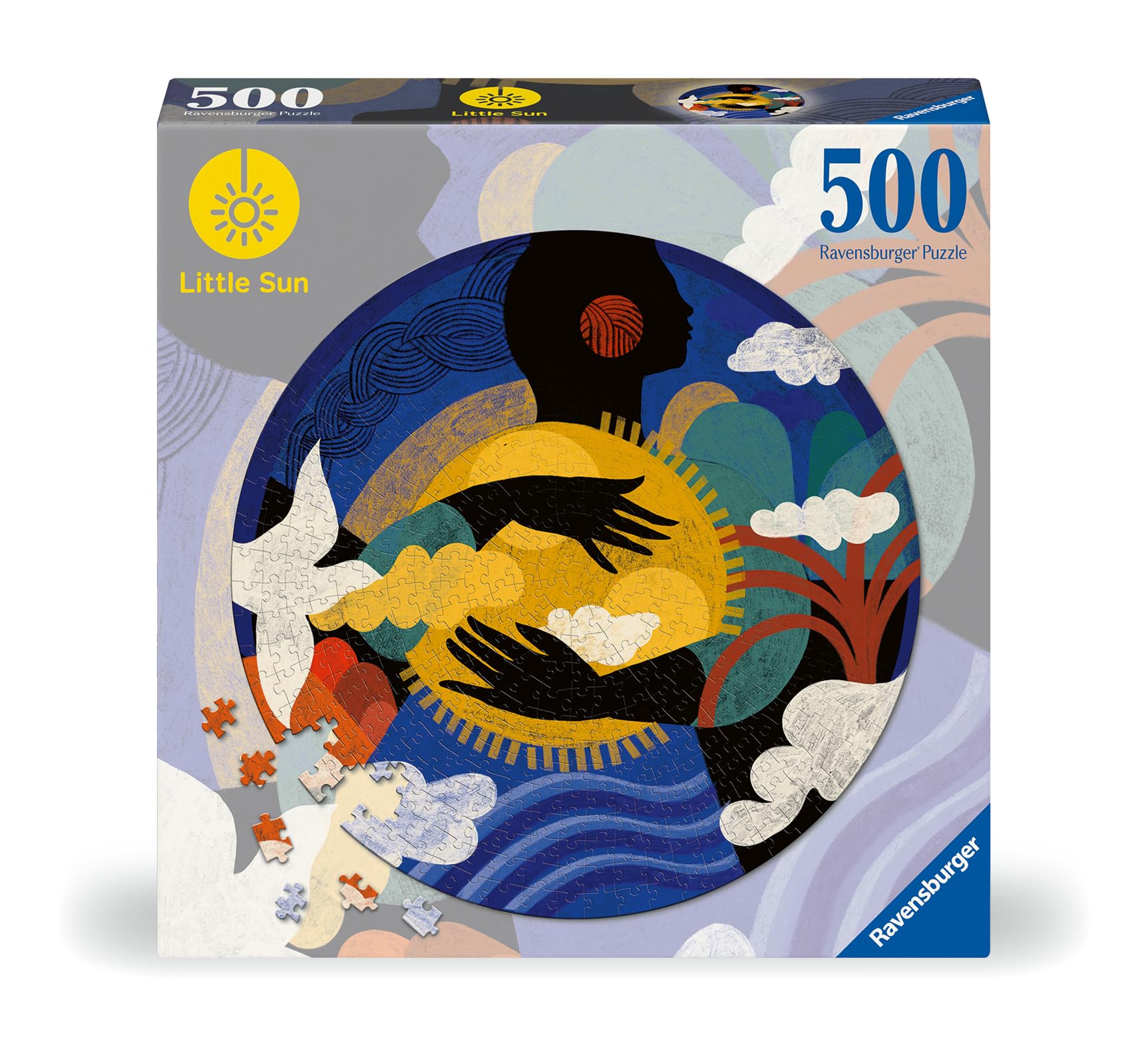Ravensburger Puzzle 500 Pezzi Little Sun Feel, Per Adulti E Ragazzi Dai 14 Anni, Formato 52x52cm - 2