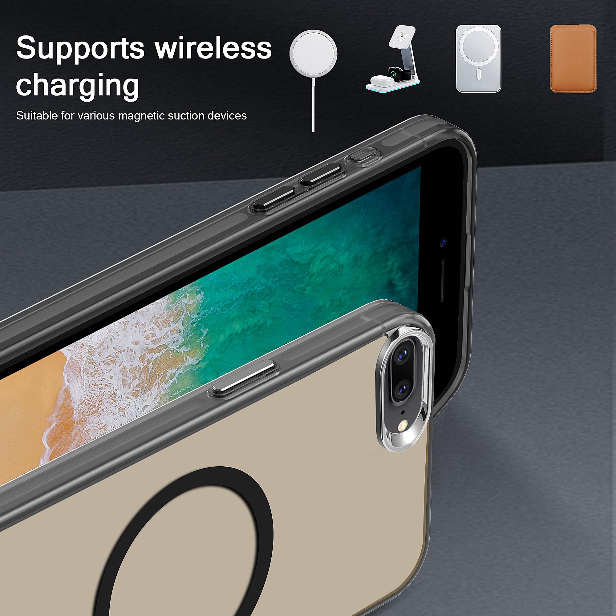 Amazon.com: S. Tedazo Magnetic Case for iPhone 7/8 Plus (5.5 inch