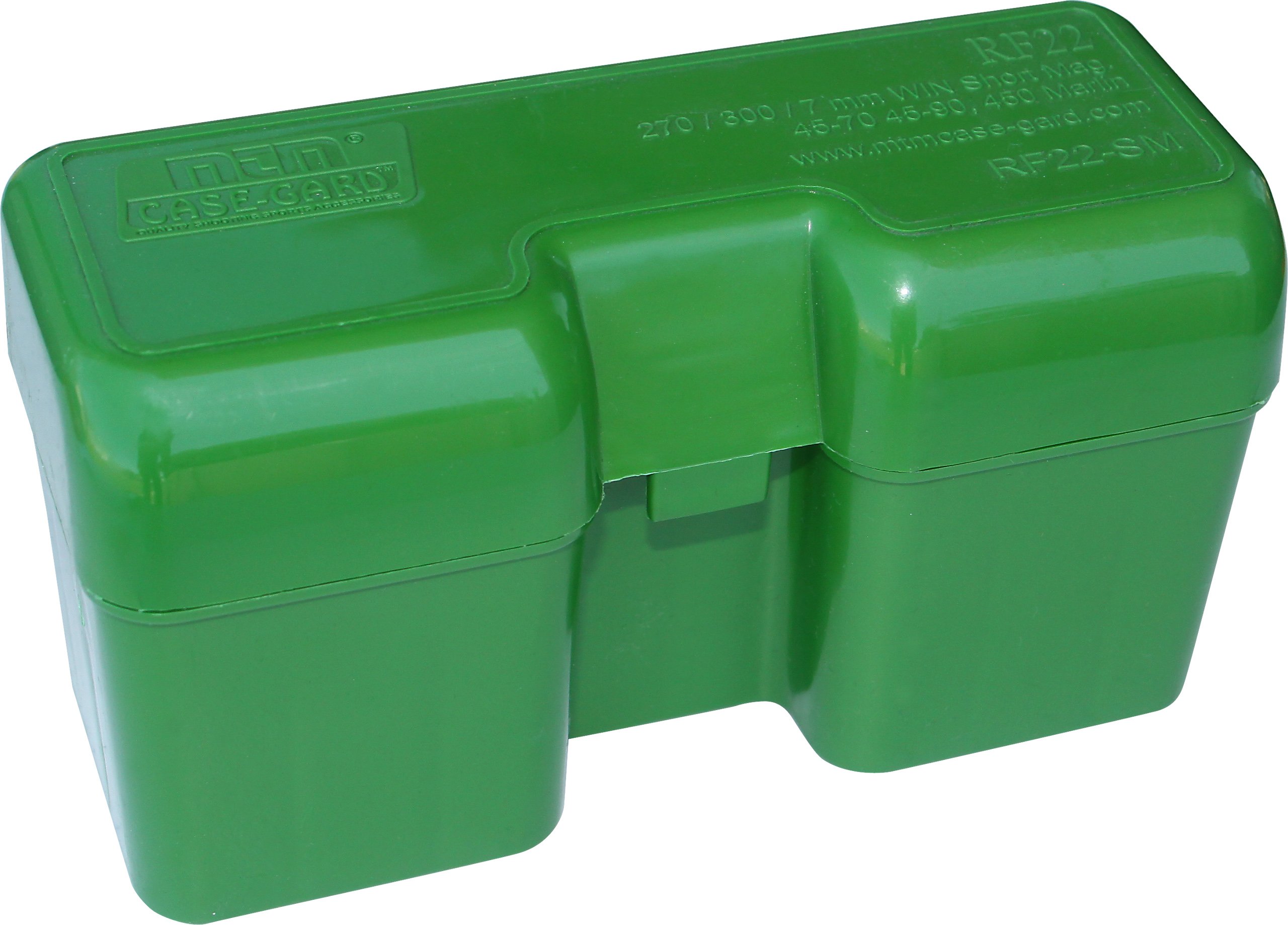 Amazon.com: MTM 22 Round Flip-Top Rifle Ammo Box 300-375 Rem Ultra