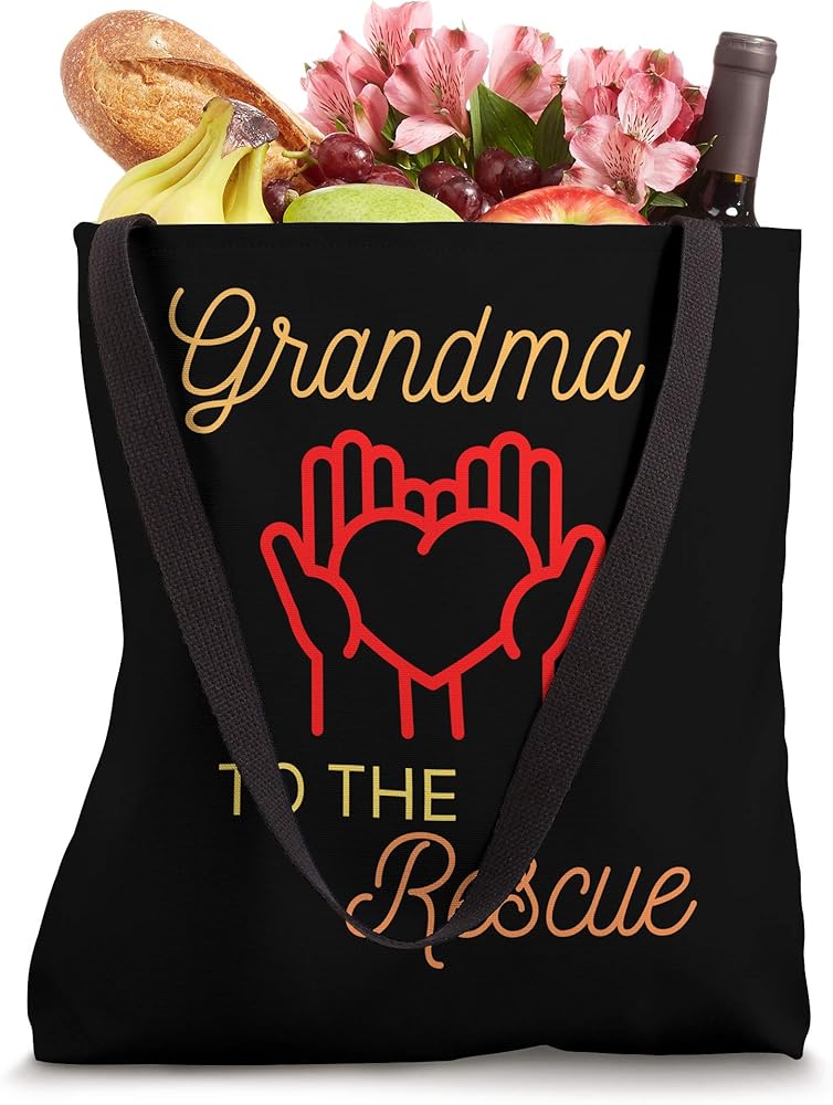 Amazon.com: Grandma To The Rescue Family Grandmother Gift Tote Bag